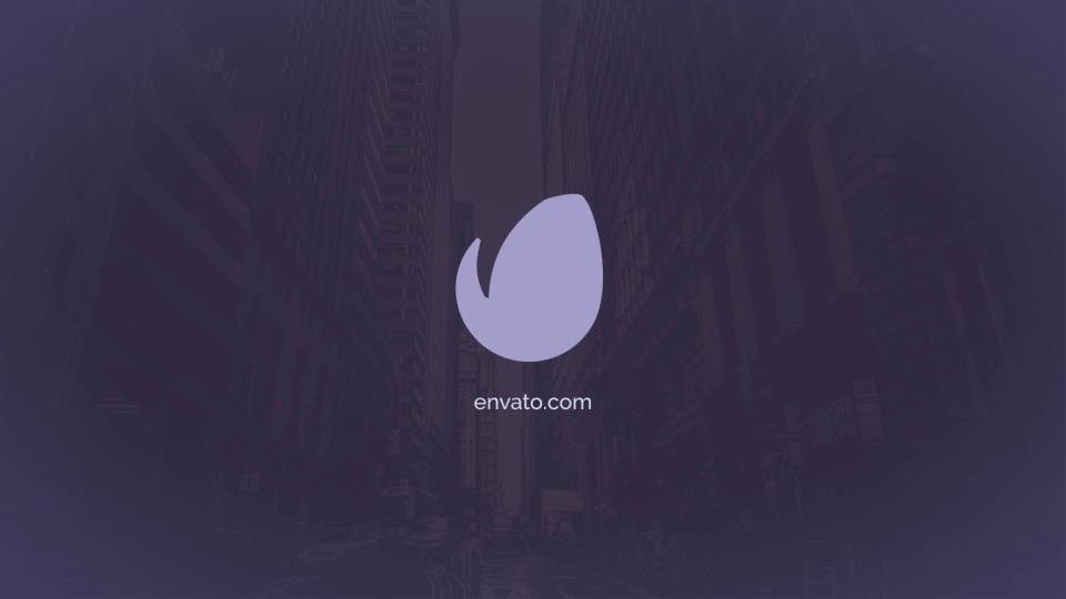 ae模板 简洁大气企业扁平化logo标志动画特效模板 ae素材