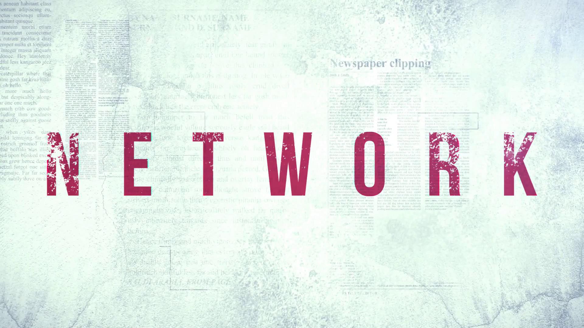 AE模板 复古特效报纸渲染新闻头条通缉令模板