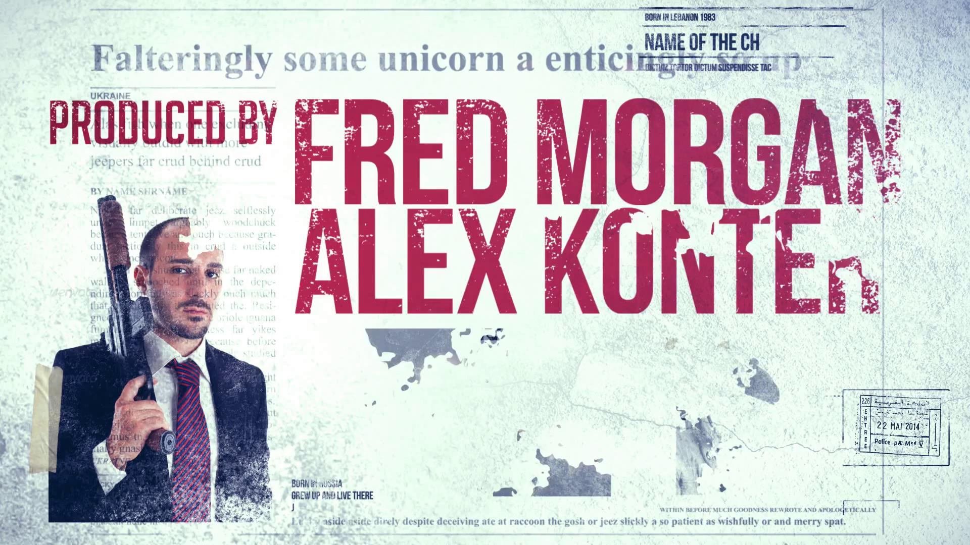 AE模板 复古特效报纸渲染新闻头条通缉令模板