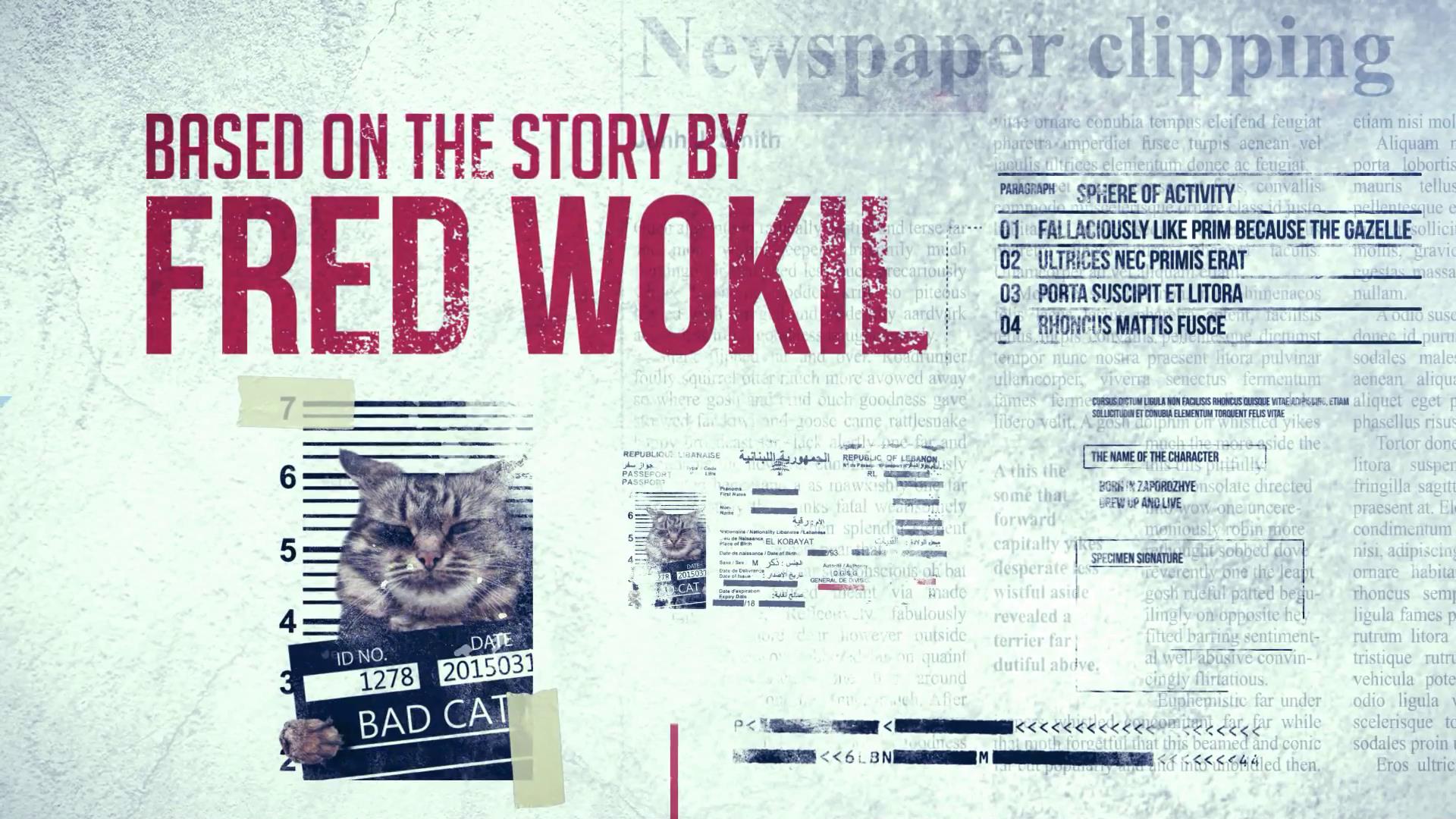 AE模板 复古特效报纸渲染新闻头条通缉令模板