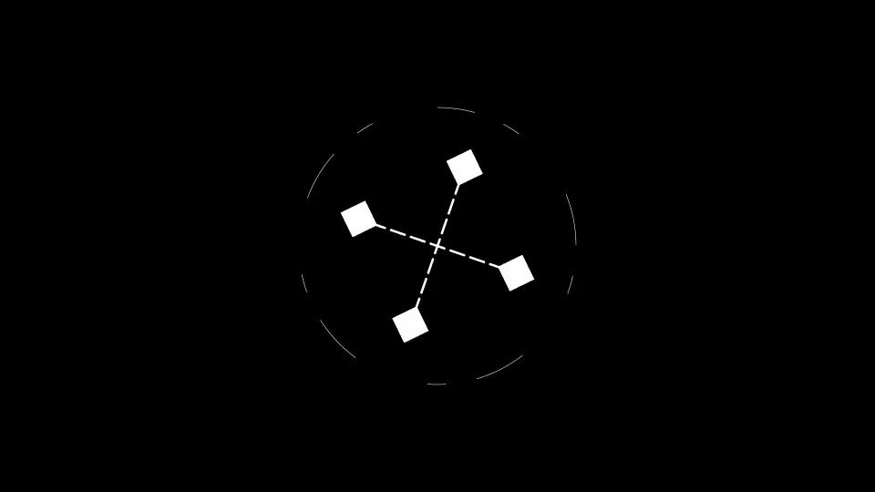 ae模板 简单图形变换旋转动画演绎logo模板 ae素材