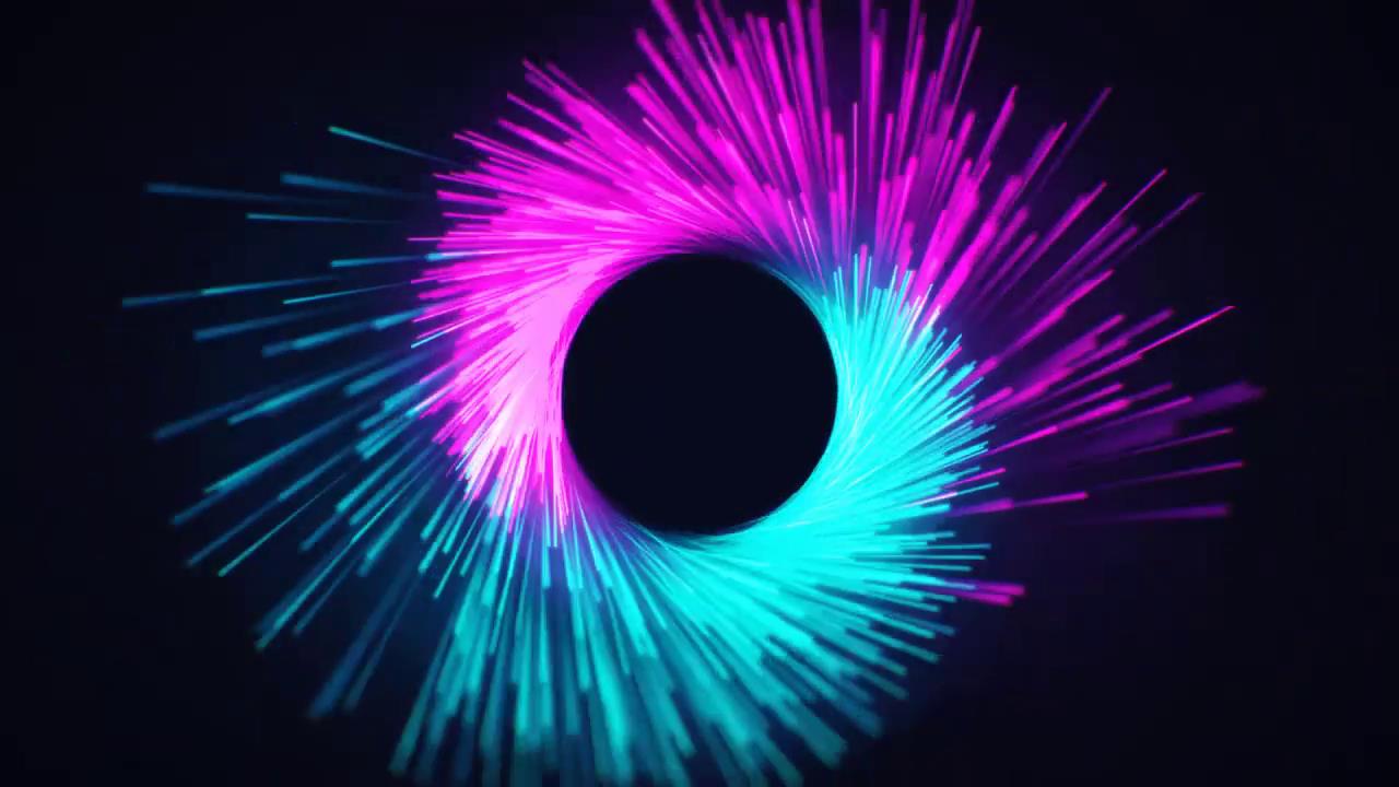 炫酷动感多种颜色样式粒子光拼合汇聚LOGO开场AE素材