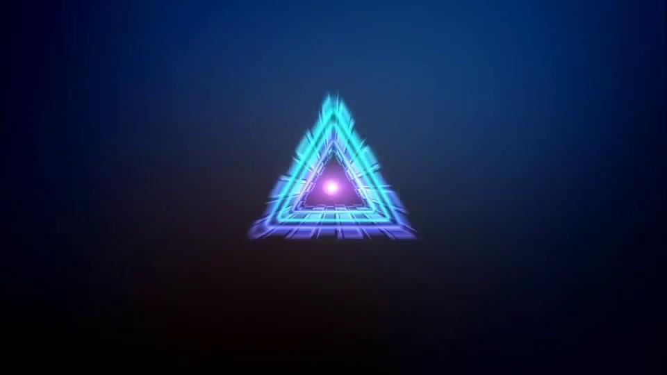 炫酷时尚未来科技感故障特效logo标志展示ae素材