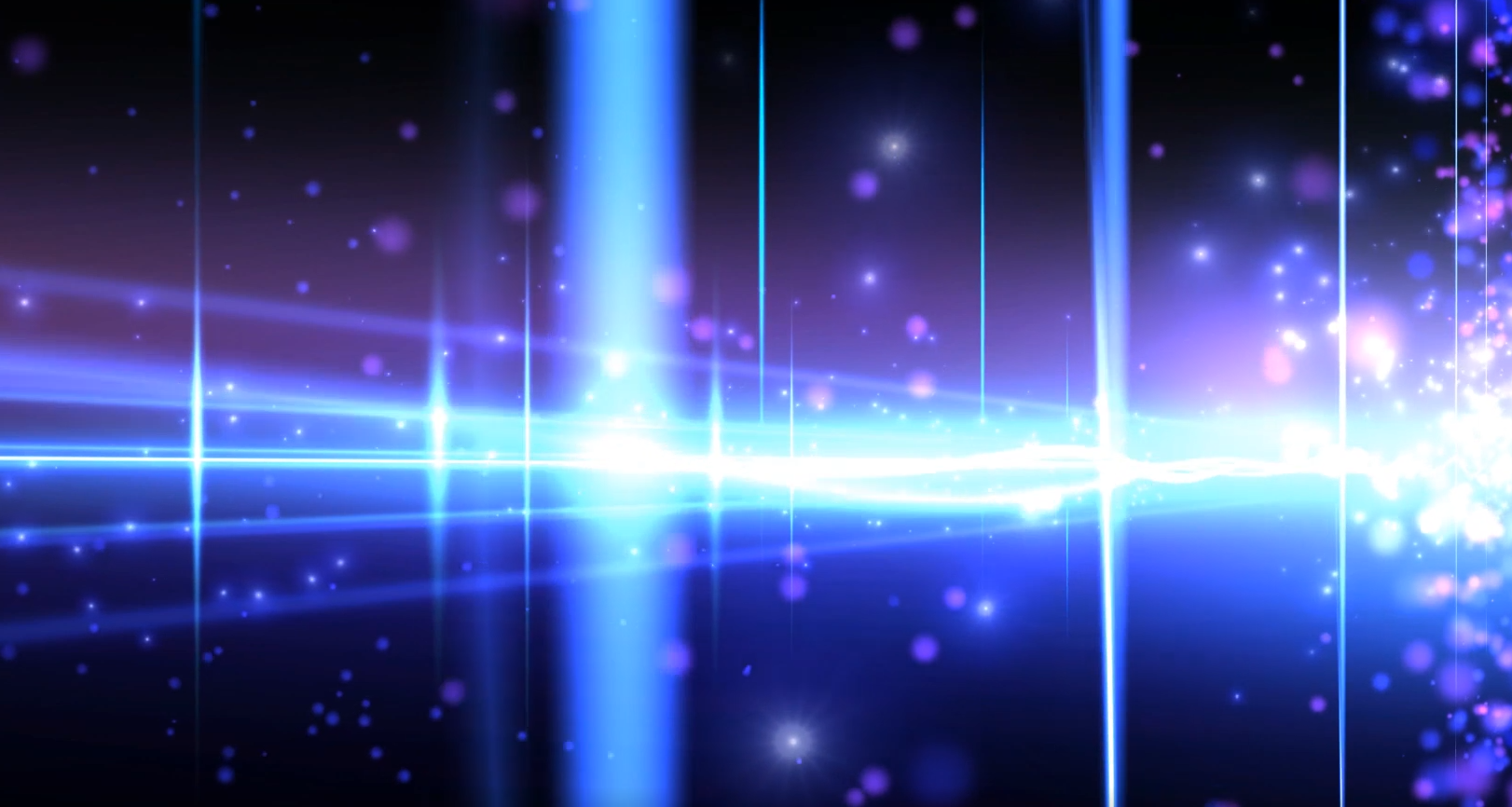 唯美闪耀的蓝色粒子光束晚会舞台背景视频素材下载-92素材网