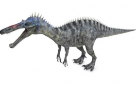 c4d重爪类恐龙模型:巨大的兽角类似鳄龙