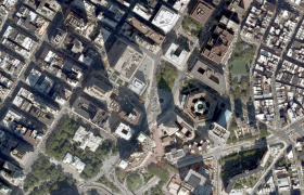 c4d工程模型:曼哈顿城市布局建筑卫星俯视效果大型场景结构模型下载