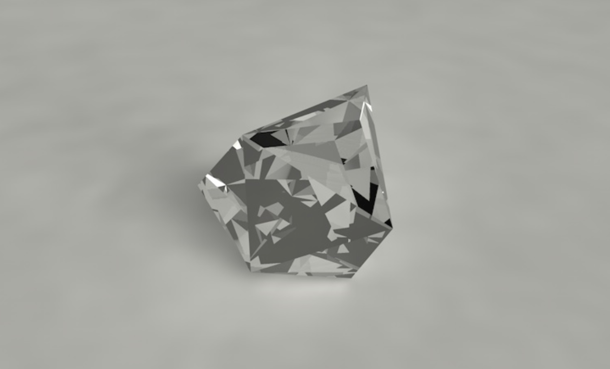 c4d精品棱形水晶钻石diamond三维建模效果展示模型素材下载