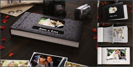 3D婚礼婚庆电子相册AE模板Video Hive the 3d photo album-92素材网_AE模板、视频素材免费下载