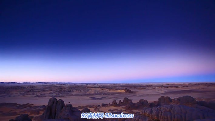 唯美延时摄影素材 仙境撒哈拉沙漠日出日落夜晚星空高清实拍