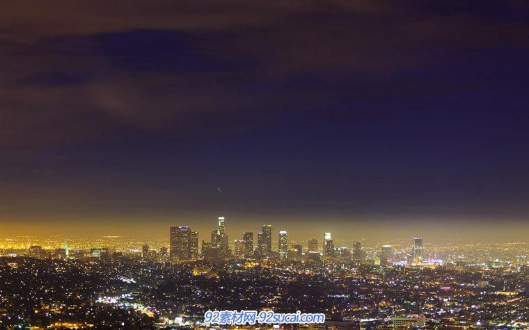 延时摄影洛杉矶城市的时间变幻 los angeles timelapse