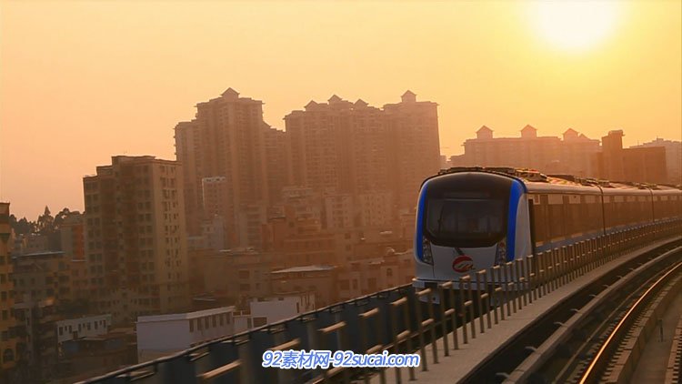 深圳地铁三号线开通 地铁人物形象宣传片 高清实拍地铁轨道车厢