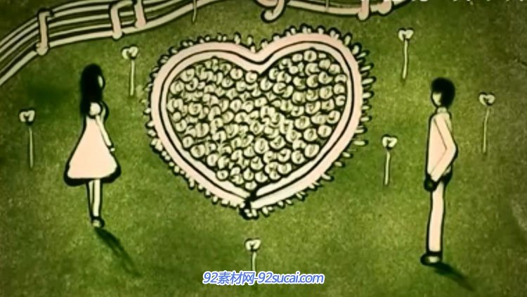 小手指情深意境实拍 沙画爱情故事钟爱一生通