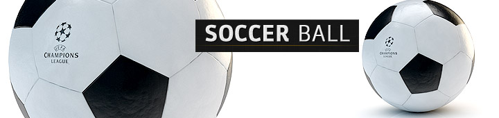 C4D足球道具及场景模型库 The Pixel Lab 3D Soccer Pack