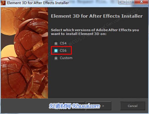 三维实时渲染 AE插件 VC Element 3D 1.6.2