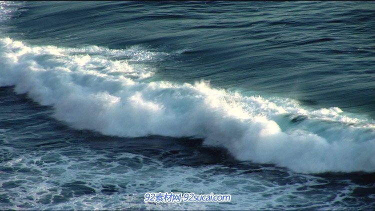 2组大海海浪翻滚 海面上波涛汹涌高清实拍视频素材