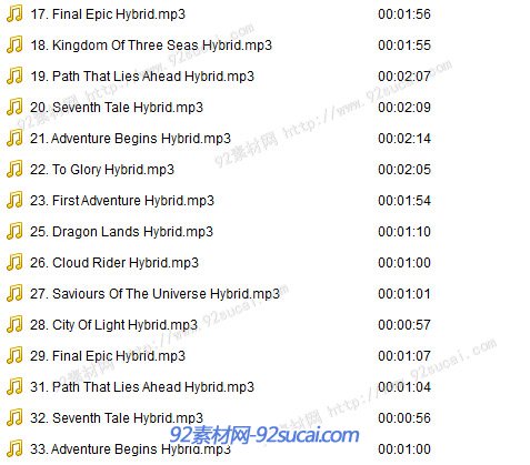Gothic Storm Music哥特风暴音乐Vol.26-28合集 震撼史诗配景音乐