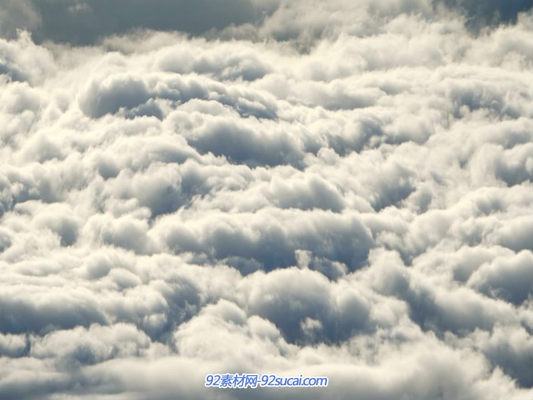 视频素材 唯美大气俯视云层云卷云舒舞台背景