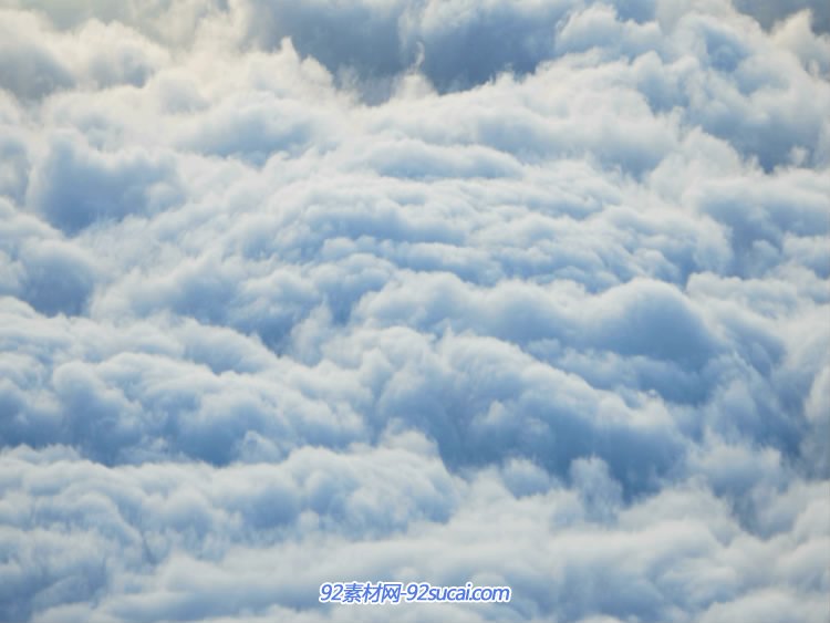 视频素材 唯美大气俯视云层云卷云舒舞台背景