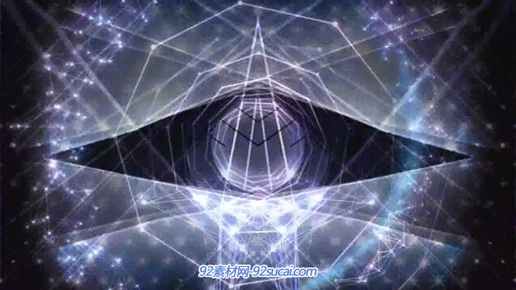 极品粒子光线线条变幻隧道 震撼动感快节奏舞