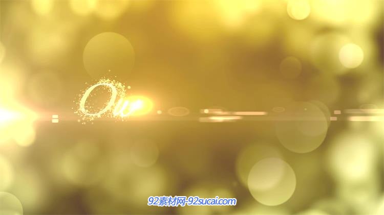 豪华高贵婚礼场景特效粒子书写文字字幕浪漫舞台背景视频素材
