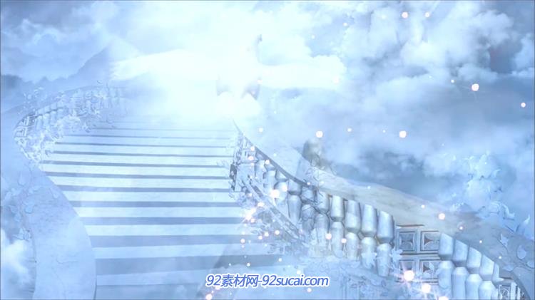 实用华丽唯美梦幻场景粒子光效运动渲染场景效果led背景视频素材