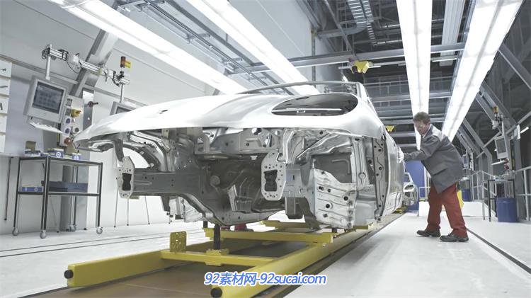 汽车企业机械化生产制造拼接精致设计宣传片高