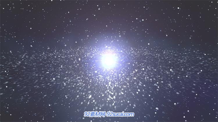 酷炫宇宙银河光效爆发粒子弹出震撼大气视觉场景舞台背景视频素材