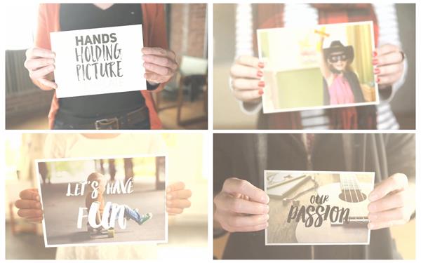 ae模板 创新手持图片各种场景切换图文幻灯片展示模板 ae素材