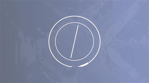 ae模板 超动感线条构造不规则图形跳动演绎企业logo展示模板 ae素