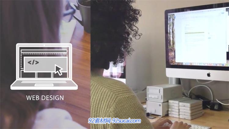 AE模板 现代化快速平滑拼接视频品牌推广幻灯