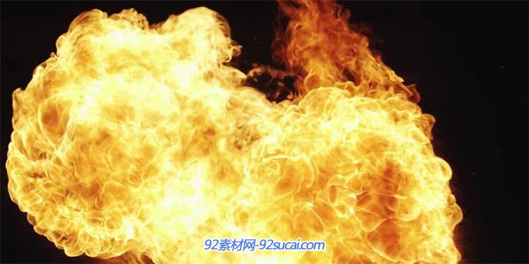 动感电影爆炸场景视觉火焰爆发特技效果元素led背景视频素材