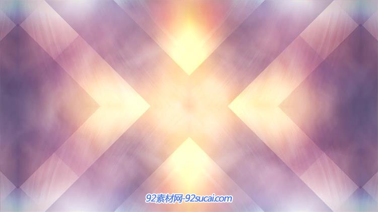 [4k]华丽优雅光效图案镜面循环运动万花筒视觉屏幕背景视频素材