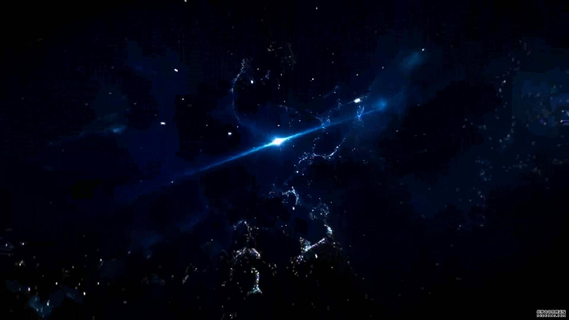 AE模板 震撼大气宇宙星系科幻电影开场特效片