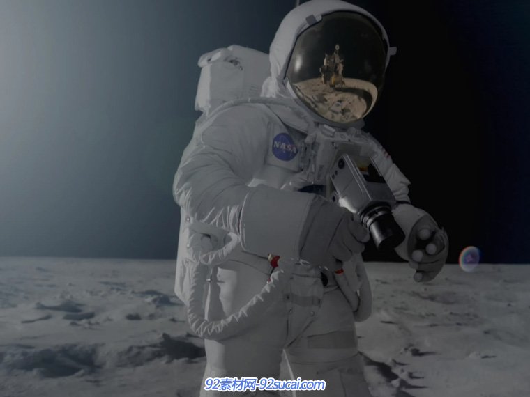 宇航员登陆月球在月球行走的画面themoonlanding